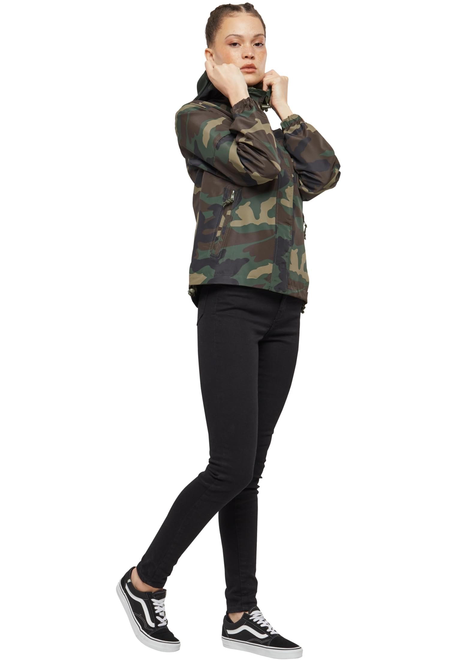 Brandit Windbreaker Kobiety Women Summer Frontzip Windbrea