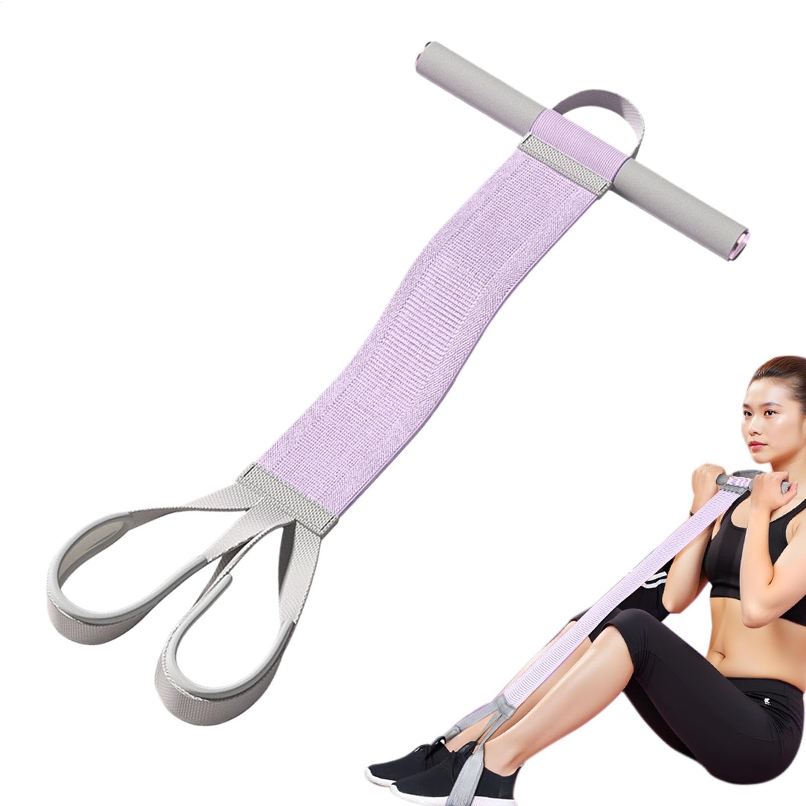 Cuerda elástica para sit up con pedal de resistencia fitness 8