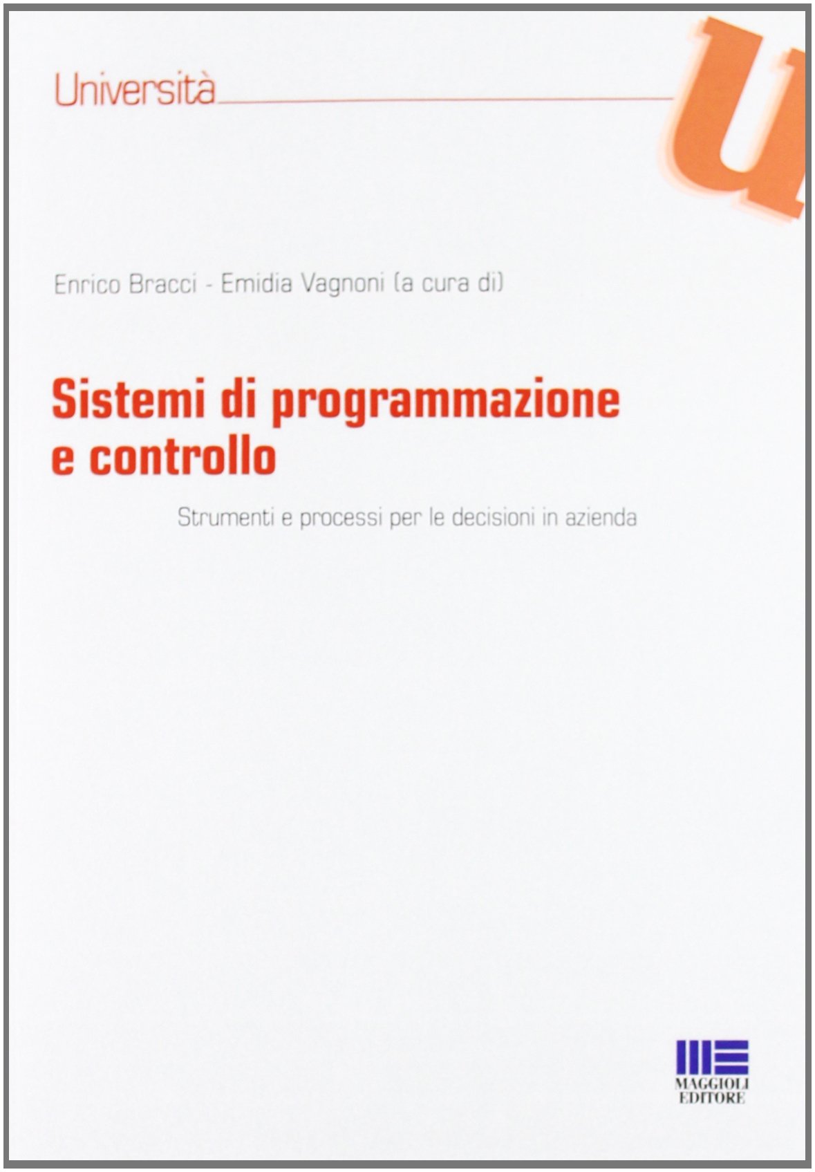 Sistemi di programmazione e controllo. Strumenti e processi per le decisioni in azienda