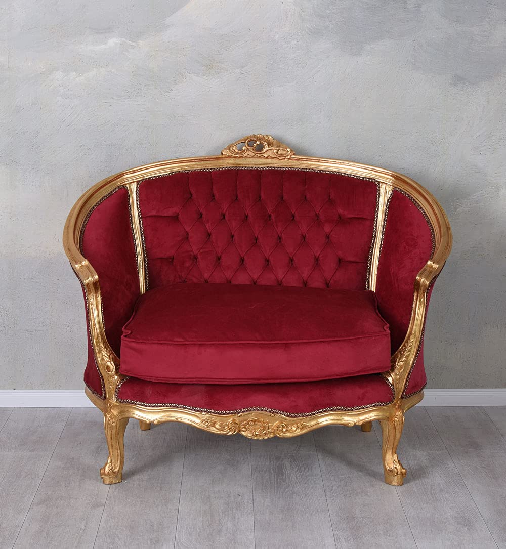 Phoenix, royal canapé canapé de style rococo rouge-style-exclusivité palazzo