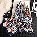 Produktbild TXGLGWA Seidenschal mit Leoparden-Strandtuchdruck, weiche Schals, Damenreiseschals und Wickel, Echarpe Hijab Bandana   F - 300 Navy
