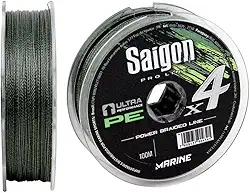 Linha Multifilamento Saigon X4 Verde 25Lbs 0,20mm 100m Marine Sports