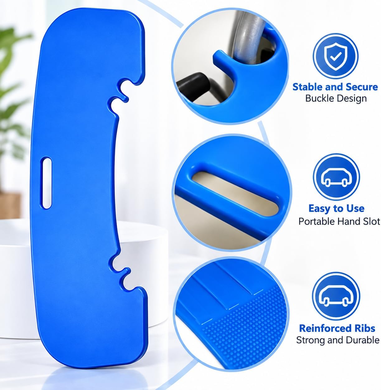Slide Transfer Board, 33.5in Non-Slip Sliding Assist Board, Mobility Transfer Device for Elderly Seniors, Easy Transfer from Wheelchair to Bed, Car, Toilet, Supports Up to 330 Lbs