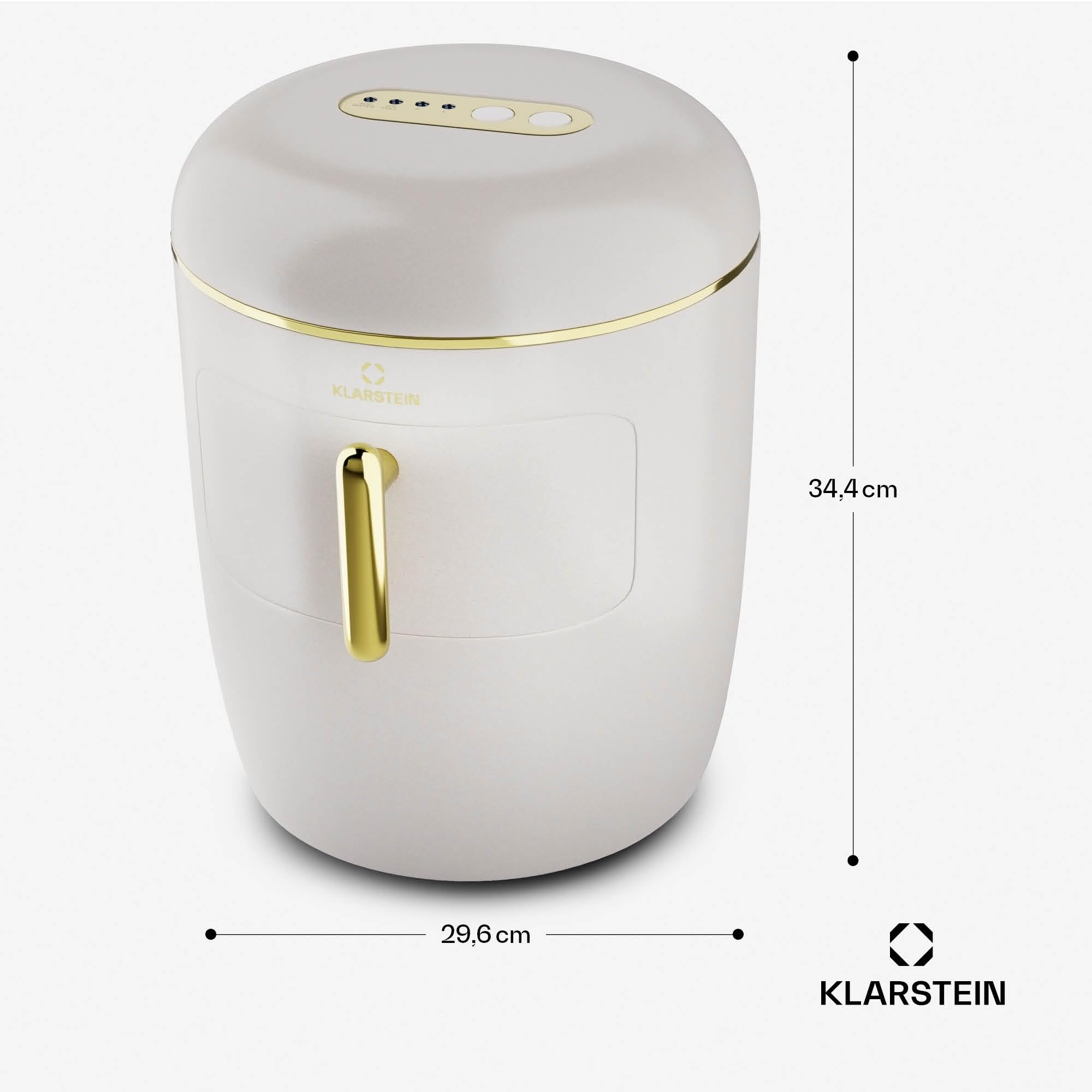 Klarstein Máquina de hielo para casa, Camping Gastro, Mini cubitos rápidos, Máquina profesional para cubitos grandes y pequeños, autolimpiable, depósito de agua de 2,3 L, 15 kg de hielo en 24 h