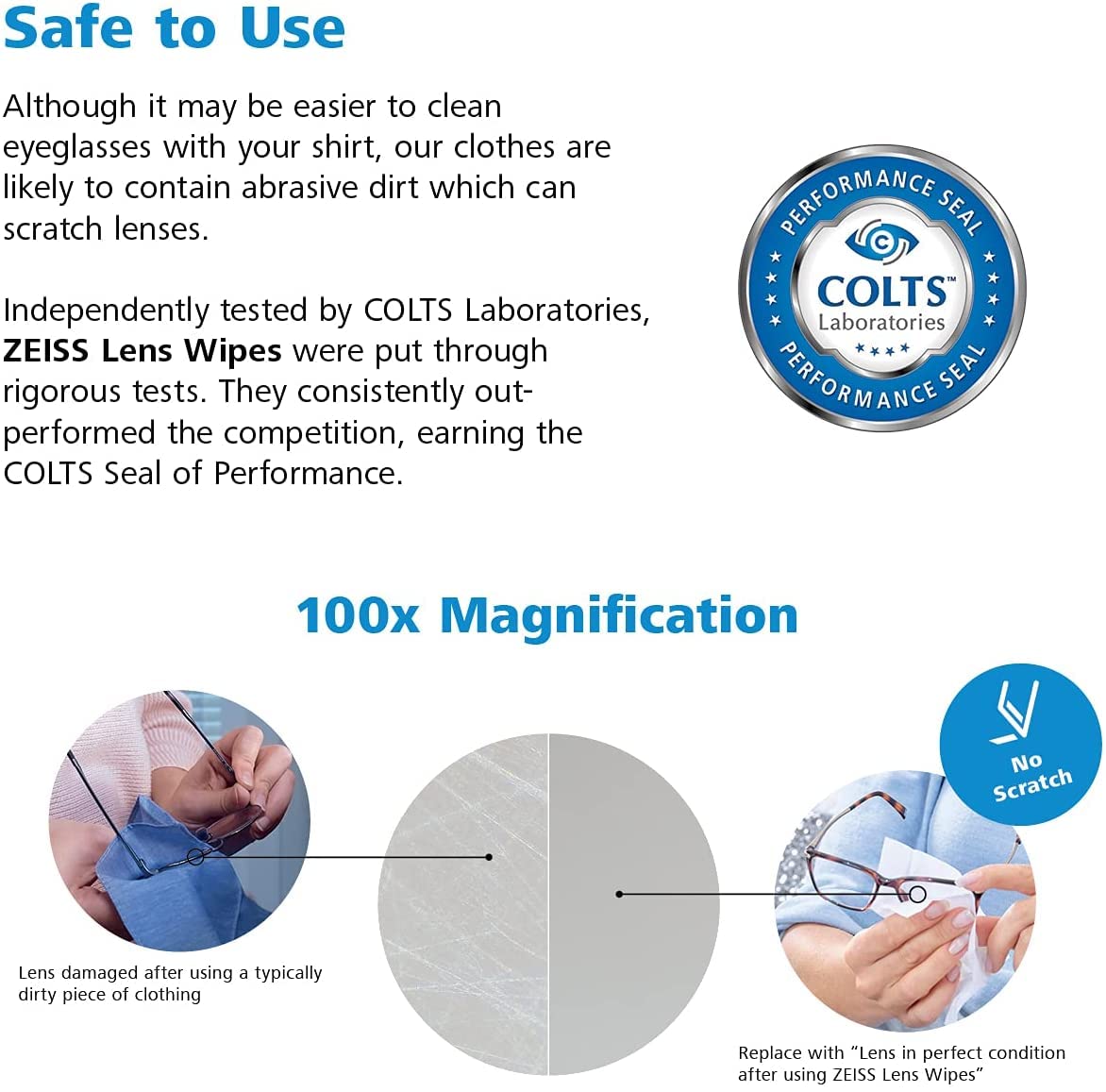ZEISS Pre-Moistened Lens Cleaning Wipes, 600 Count : Health & Household