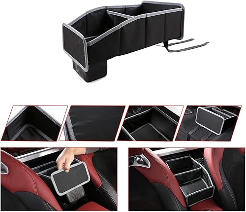 Miniatura 6 de para Toyota Supra GR A90 A91 MK5 2020-2022 Asiento de coche reposabrazos central Caja de almacenamiento especial (YC OC09290)
