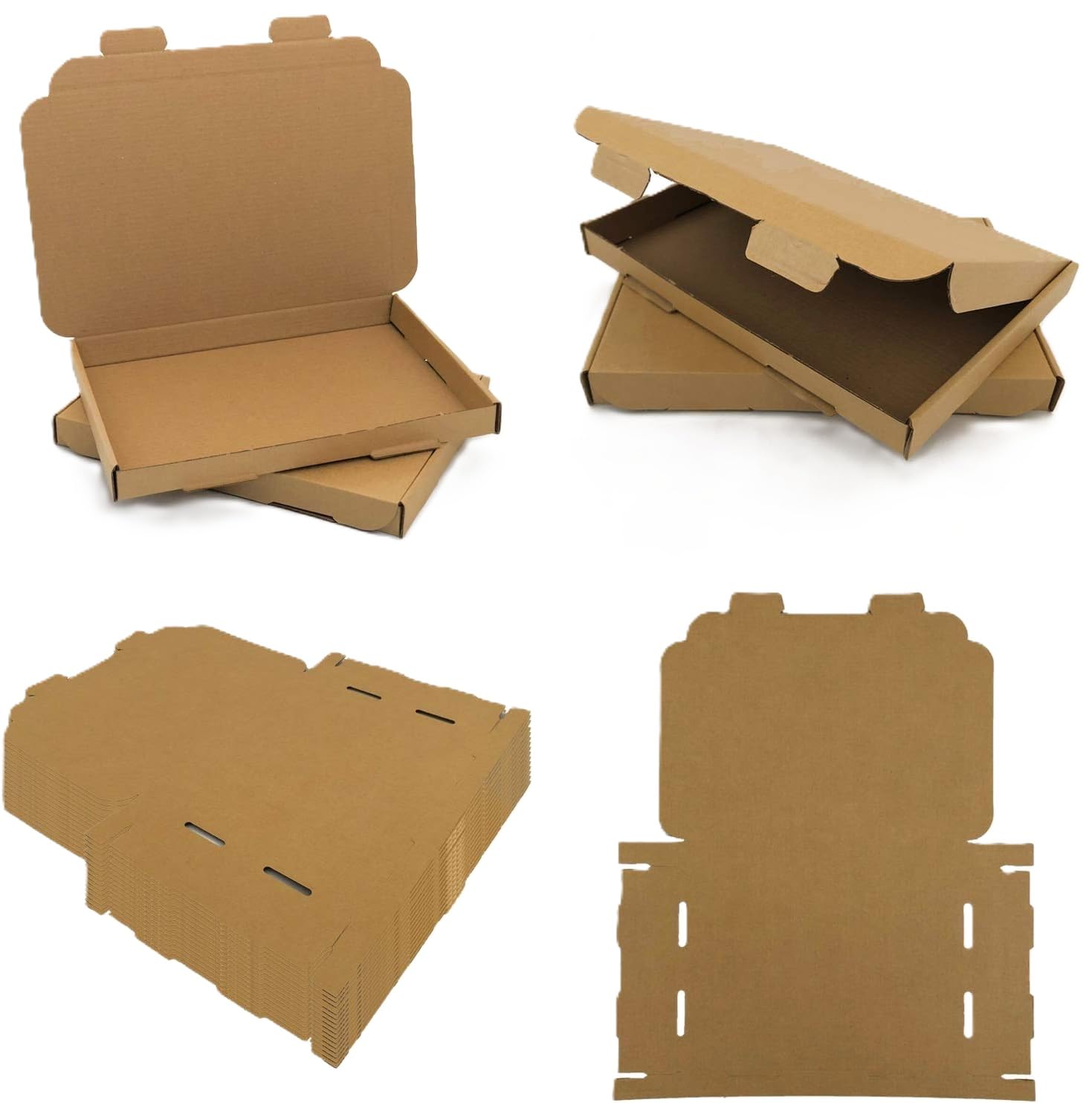 Red Rainbow Brown C5 A5 Corrugated Manila Large Letter Postal Box, Shipping Box (100)