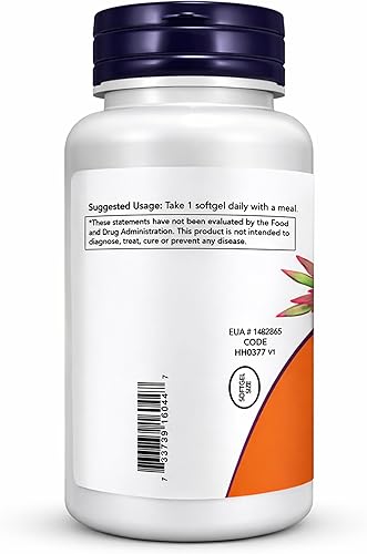 Miniatura 3 de NOW Foods - Vitamina D-3 2000 UI de alta potencia, soporte estructural* 360 cápsulas blandas