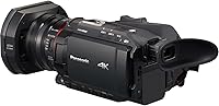 Vista 3 de Panasonic HC-X1500 - Videocámara profesional 4K con zoom óptico de 24x, transmisión en vivo WiFi HD con estuche suave + tarjeta Sandisk Extreme Pro