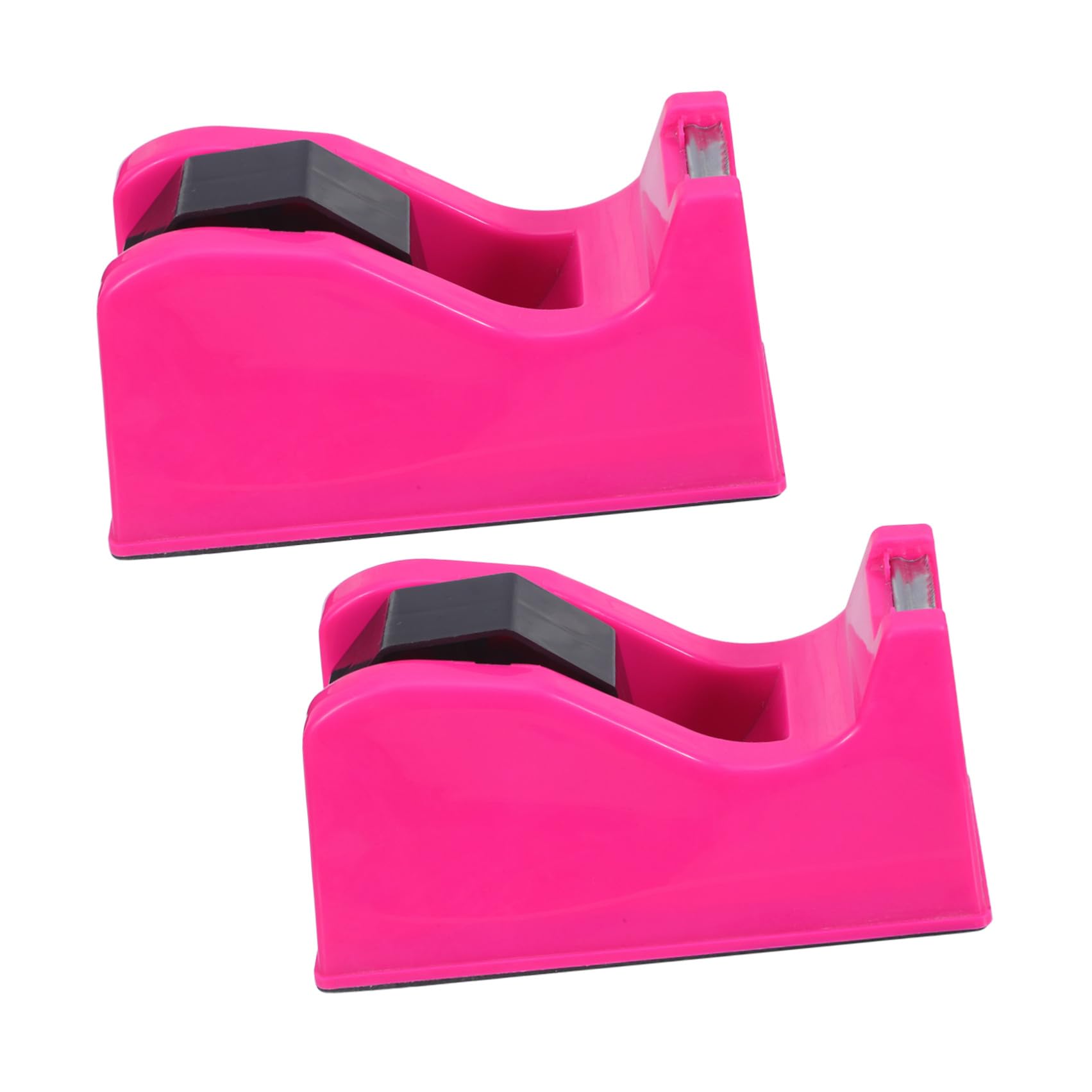 SHERCHPRY 2 Pezzi Dispenser Grandi Nastro Tavolo per da Moderno e con Adesivo Base Antiscivolo Ricambio Rapido, Compatibile Piccoli con Pezzi per Uso Scolastico e Artigianale