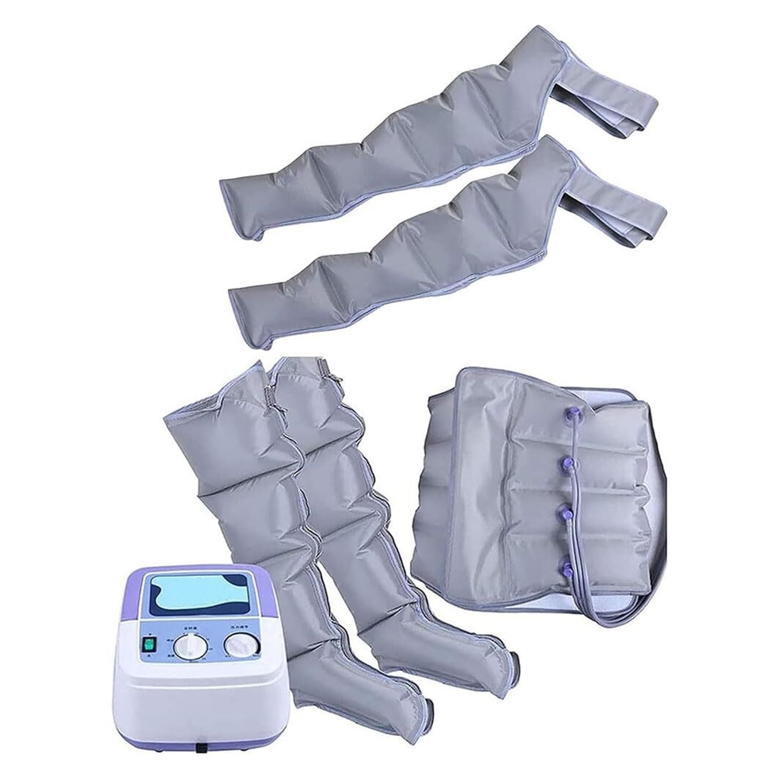 Dispositivo Medico di Compressione per Gambe/Piedi - Drenaggio Linfatico, Recupero Muscolare, Gonfiore Gravidanza (Sportivi, Anziani, Ufficio)