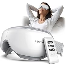 RENPHO Eye Massager with Heat, Birthday Gifts for Women Men Her Him, FSA Eligible HSA Sleep Mask with Remote Compression, Head Massager for Migraine Relief Stye Eye Eyeris 1