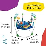 Baby Einstein Centre d'Activités Jumper Neptune's Ocean Discovery pour Bébé, Âges 6 mois +, Poids Max 25 lb, Unisexe
