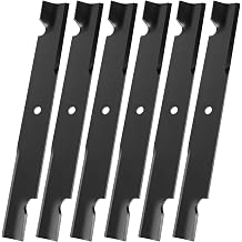 115-9649-03 105-7718-03 Lawn Mower Blades Fit for T oro 60 Inch Deck, High Lift Blades Compatible with Toro, Ex mark, Titan ZX MX 6000 Timecutter 6000, Replaces 105-7718-03, 115-9649, 133-2127, 6 Pack