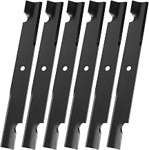 115-9649-03 105-7718-03 Lawn Mower Blades Fit for T oro 60 Inch Deck, High Lift Blades Compatible with Toro, Ex mark, Titan ZX MX 6000 Timecutter 6000, Replaces 105-7718-03, 115-9649, 133-2127, 6 Pack
