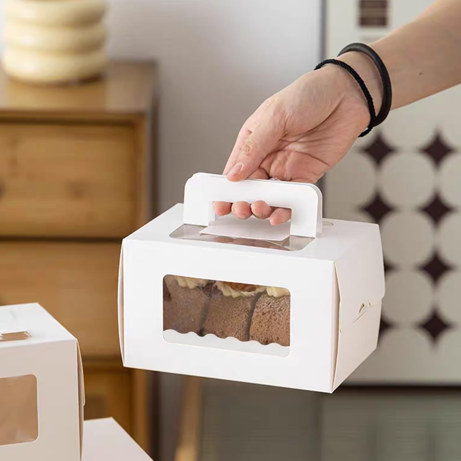 ケーキ箱 ケーキボックス トレー ギフト箱 ラッピング 包装 Amazon｜ケーキボックス 透明 10個セットカップケーキボックス