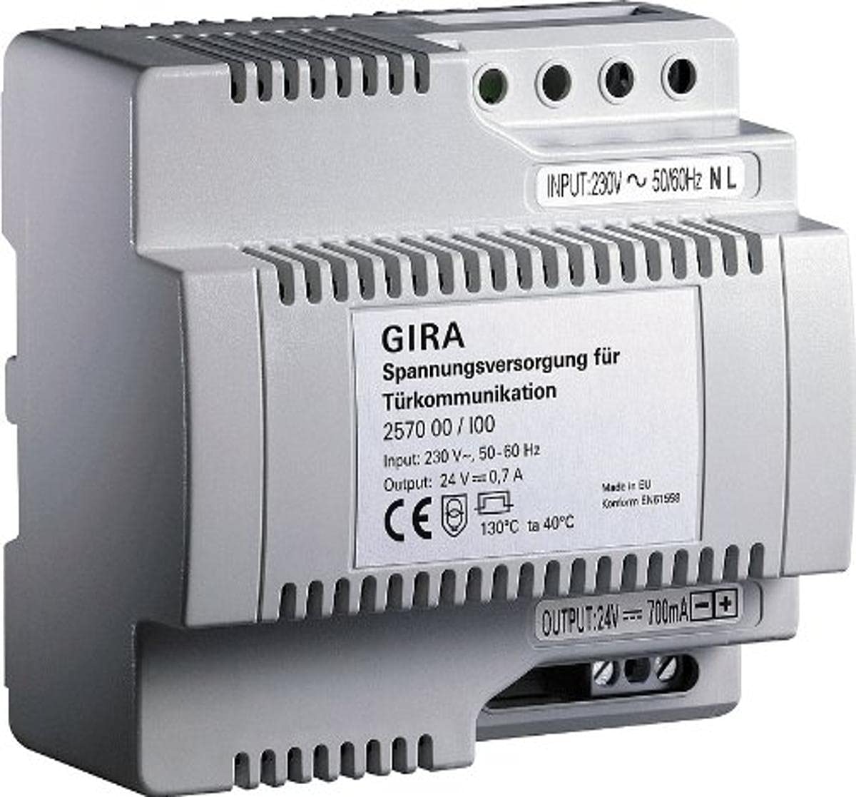 GIRA 257000 supplémentaire tension alimentation tableau électrique