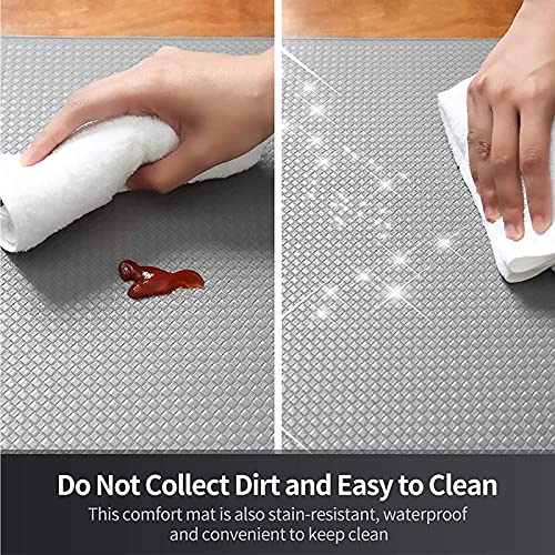 Alfombrilla de cocina impermeable con base antideslizante 7