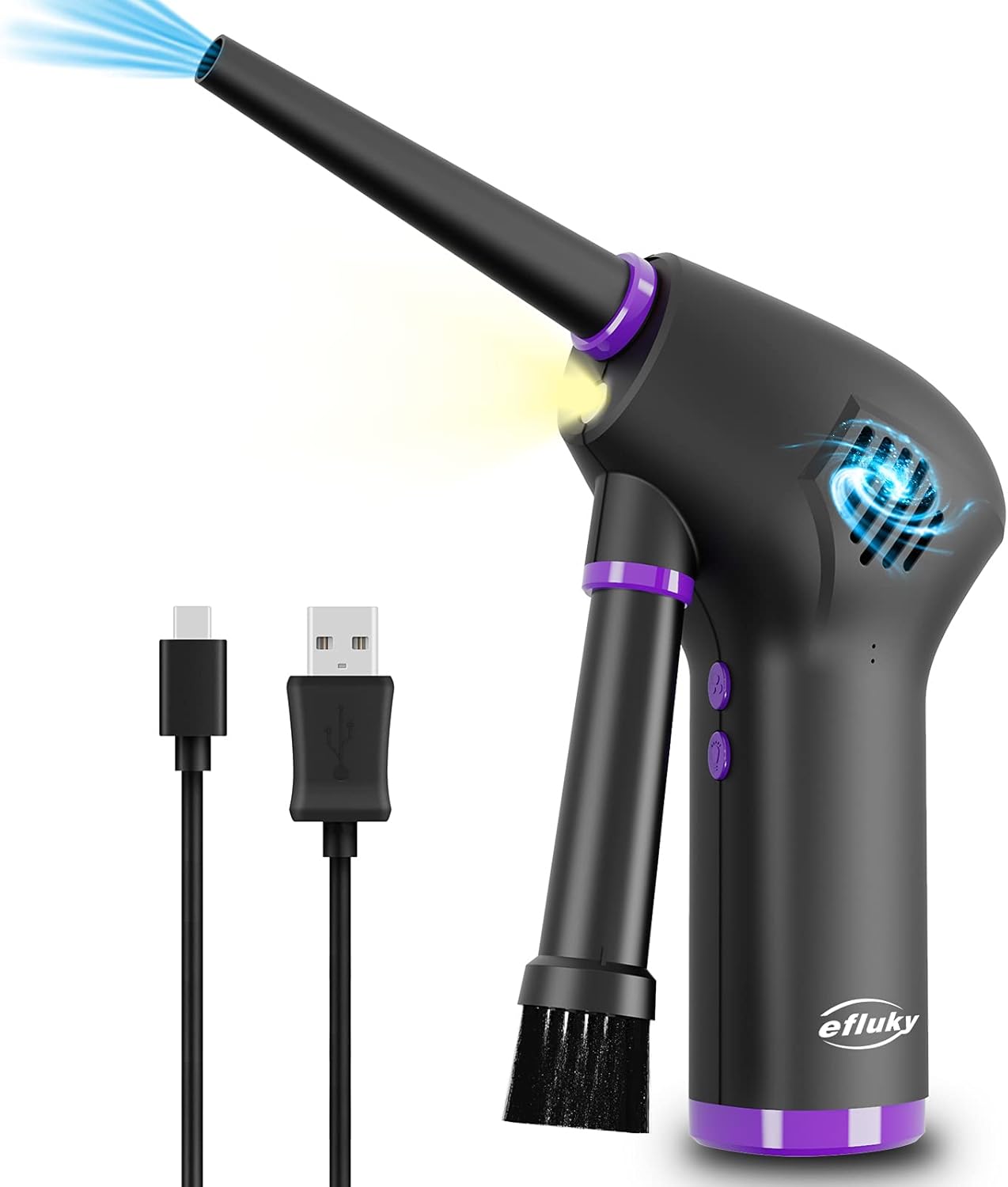 Buy Cordless Air Duster, efluky Air Duster for Computer Cleaning with