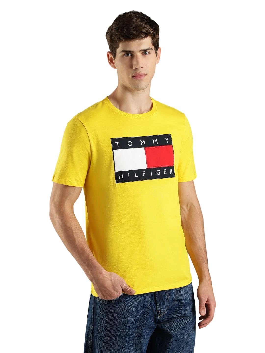 tommy hilfiger Embroidered Logo Regular fit Cotton t-Shirt-picture-32