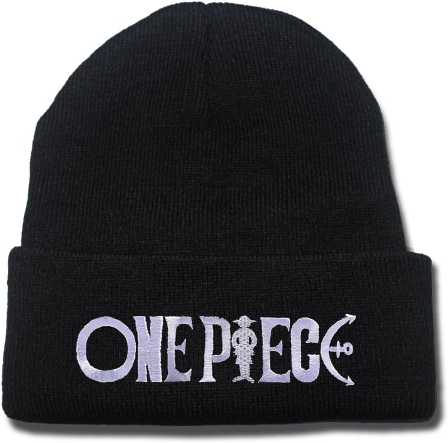 One Piece Logo Beanie Fashion Unisex Embroidery Beanies Skullies Knitted Hats Skull Caps