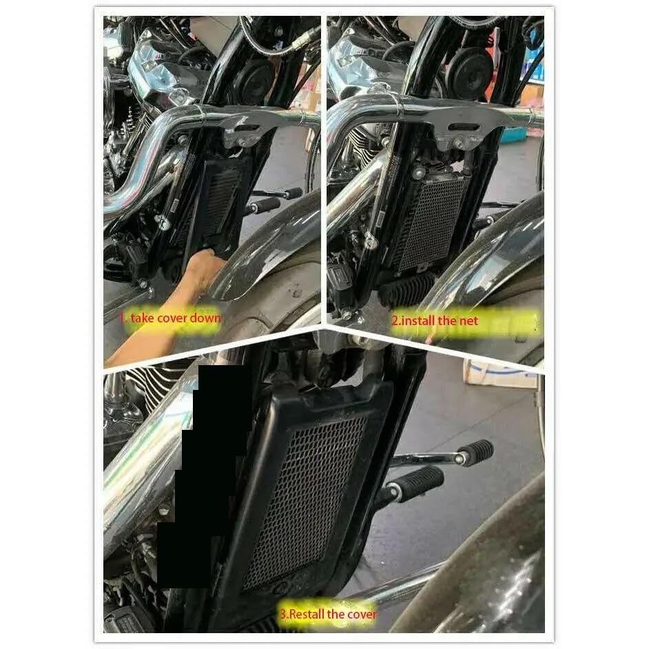 Grille de protection radiateur moto Softail 2018 2019 2020 2021 custom