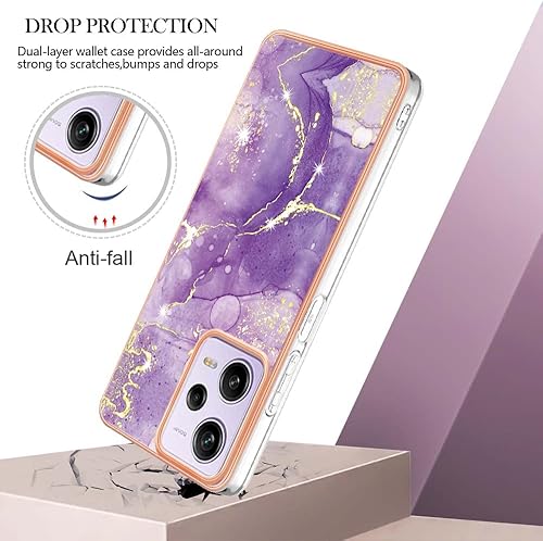 Miniatura 2 de Funda delgada para Xiaomi Poco X5 Pro, funda para Redmi Note 12 Pro 5G, diseño de mármol brillante IMD para niñas, para Xiaomi Poco X5 Pro 5GRedmi