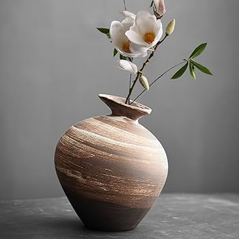 Amazon.co.jp: 花瓶 陶器 和風 一輪挿し フラワーベース