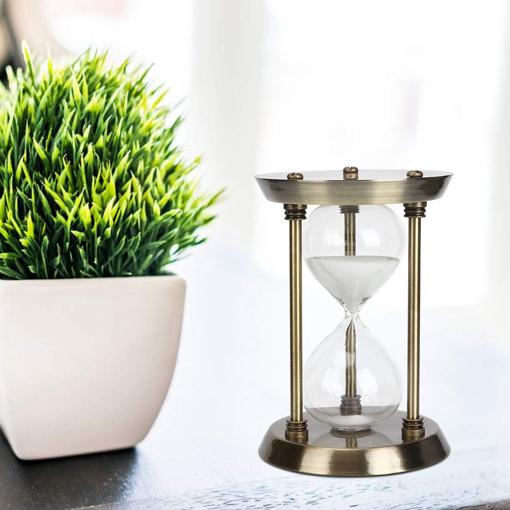 Temporizador de reloj de arena para niños y decoración del hogar, 4.75 pulgadas, juego de accesorios de mesa mediano para amigos de la escuela