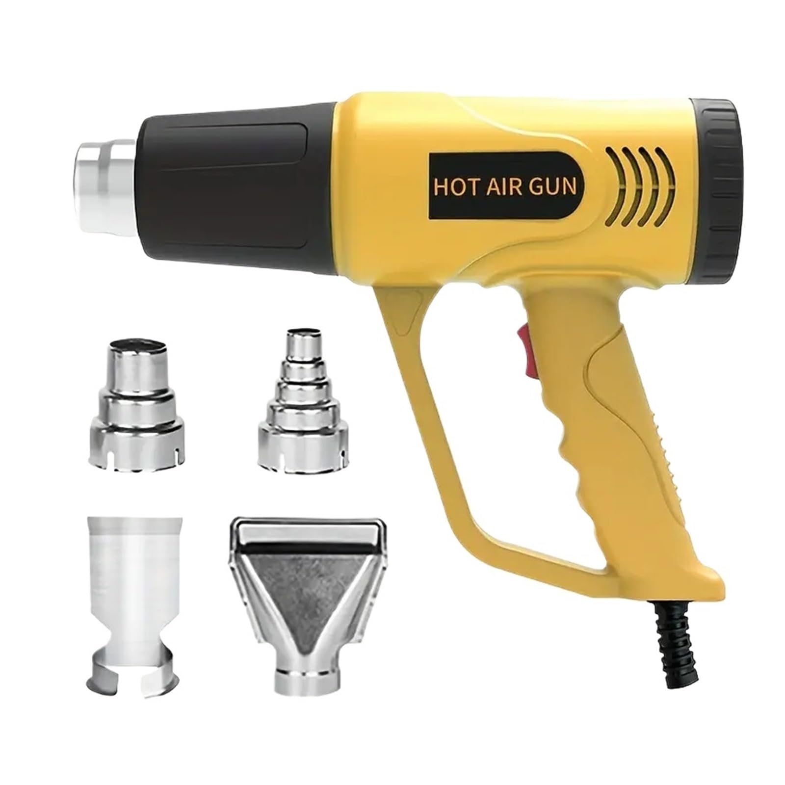 Opalarka 2000 W Ręczna Przemysłowa Z Dwoma Ustawieniami Temperatury Do Projektów Wystroju Wnętrz I Rękodzieła Silnik O Wysokiej WydajnośCi(Heat Gun Set)