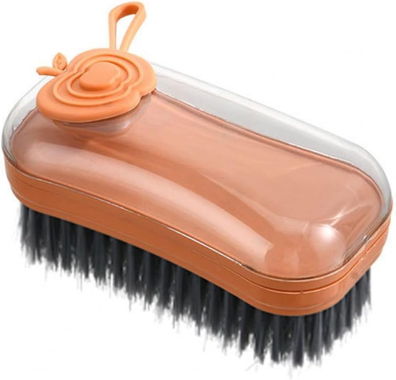 Durable Cleaning Brush Hanging Storage Deep Cleaning Practical Shoes Clothing Cleaning Scrubber with Soap Dispenser
