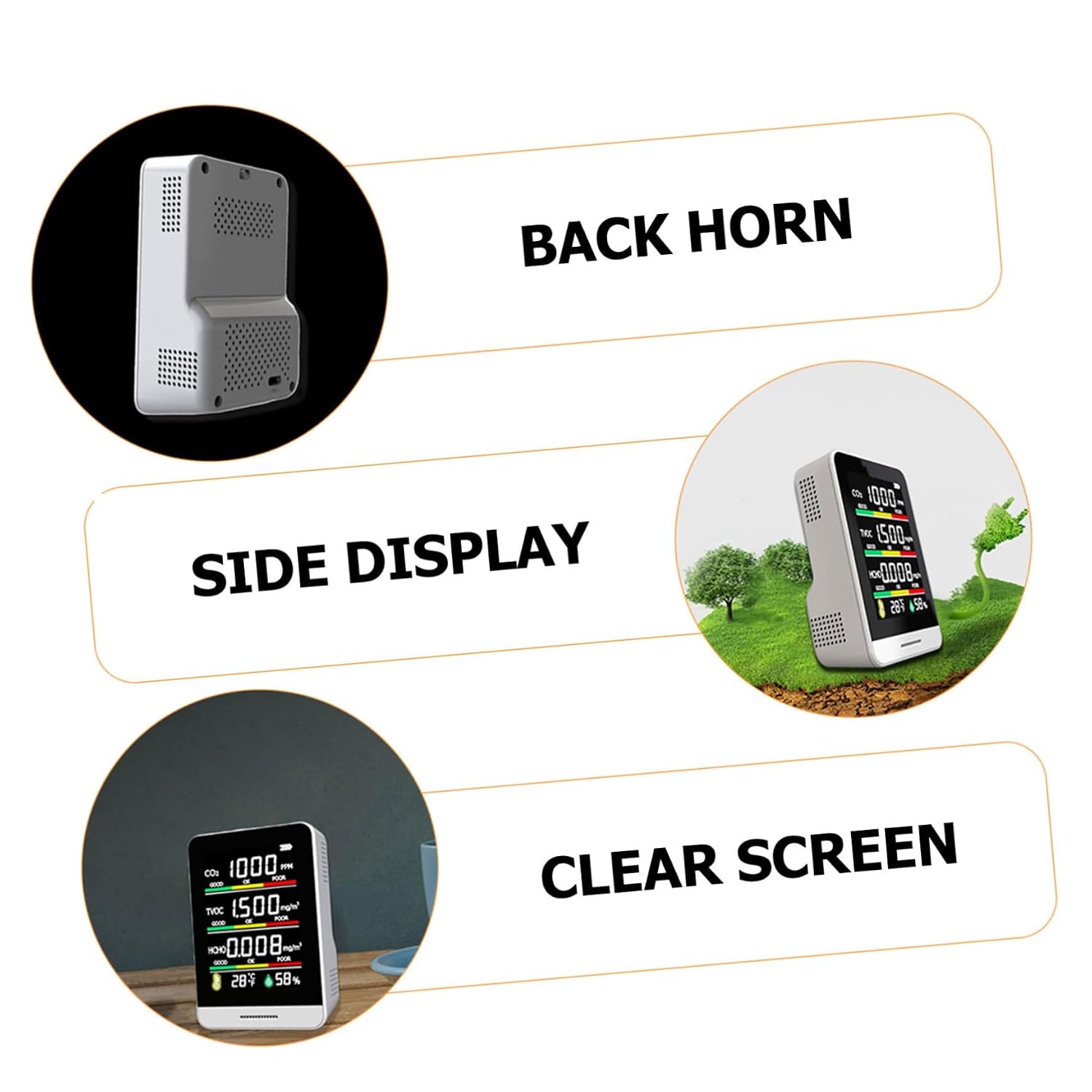 Portable Carbon Dioxide Air Quality with Humidity