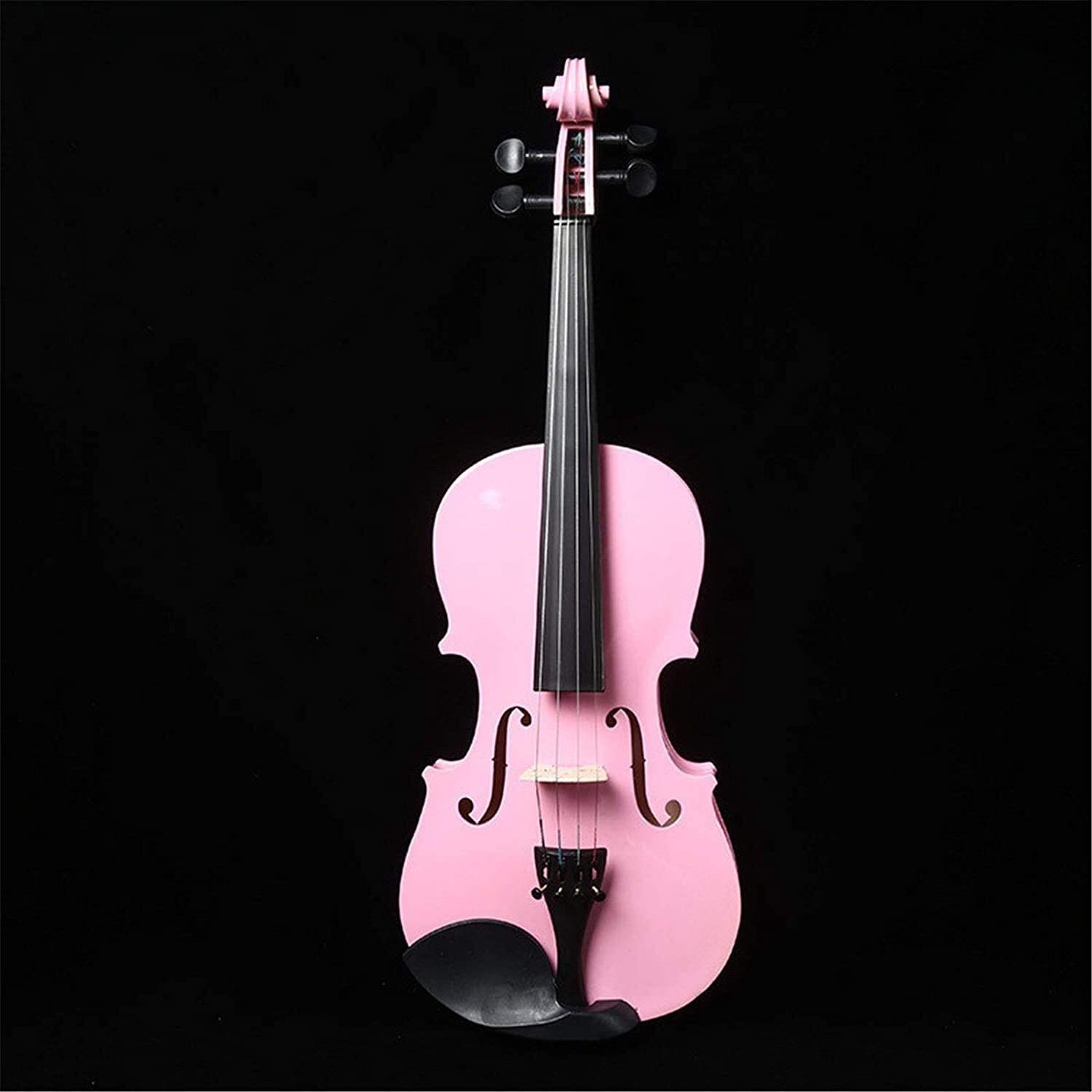 Violino Standard da Studente, per Principianti, Violino Popolare in Legno Rosa Violino in Legno massello Violino suonato a Mano Violino for Principianti