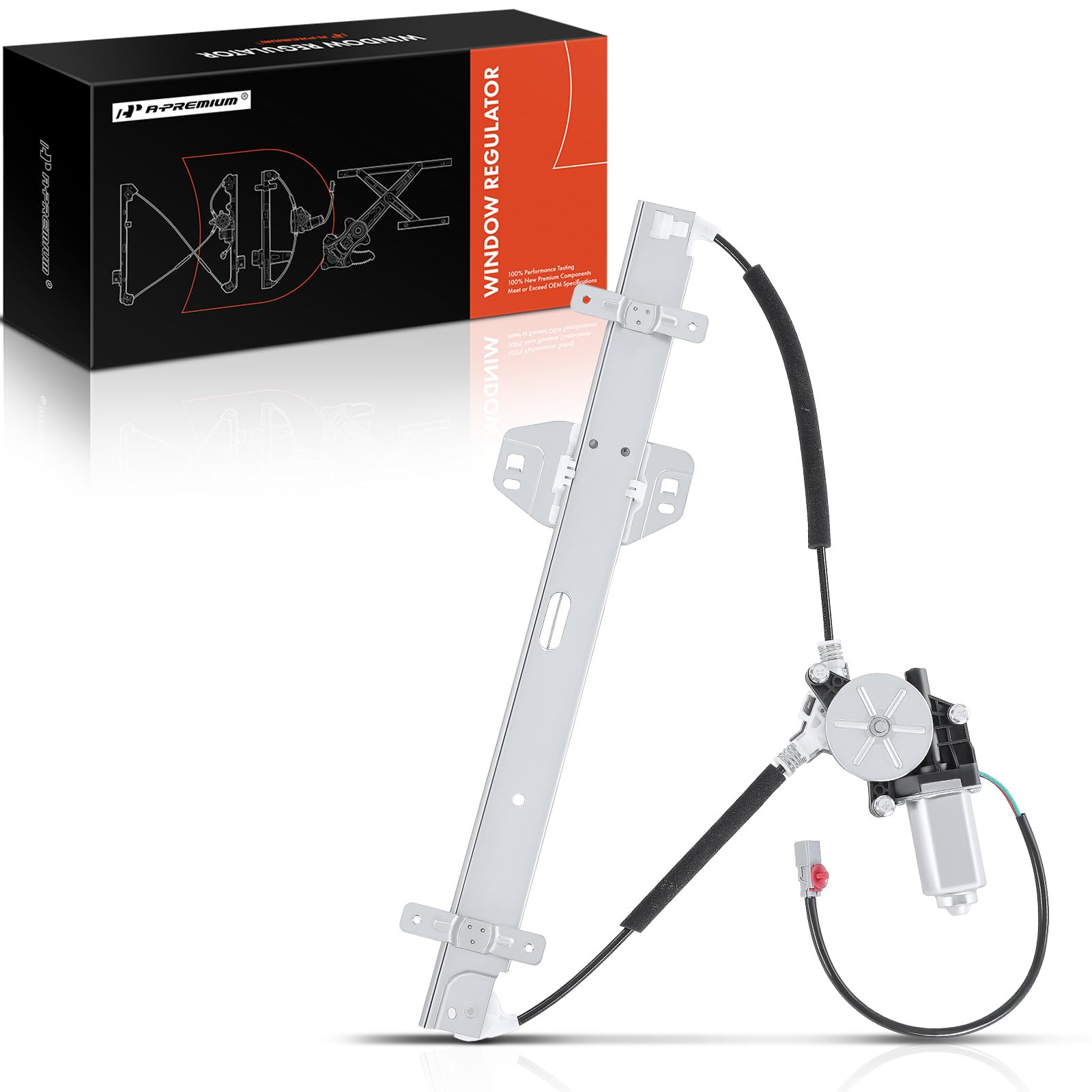 A-Premium Power Window Regulator with Motor Compatible with Honda Pilot 2003-2008 Rear Right Passenger Side