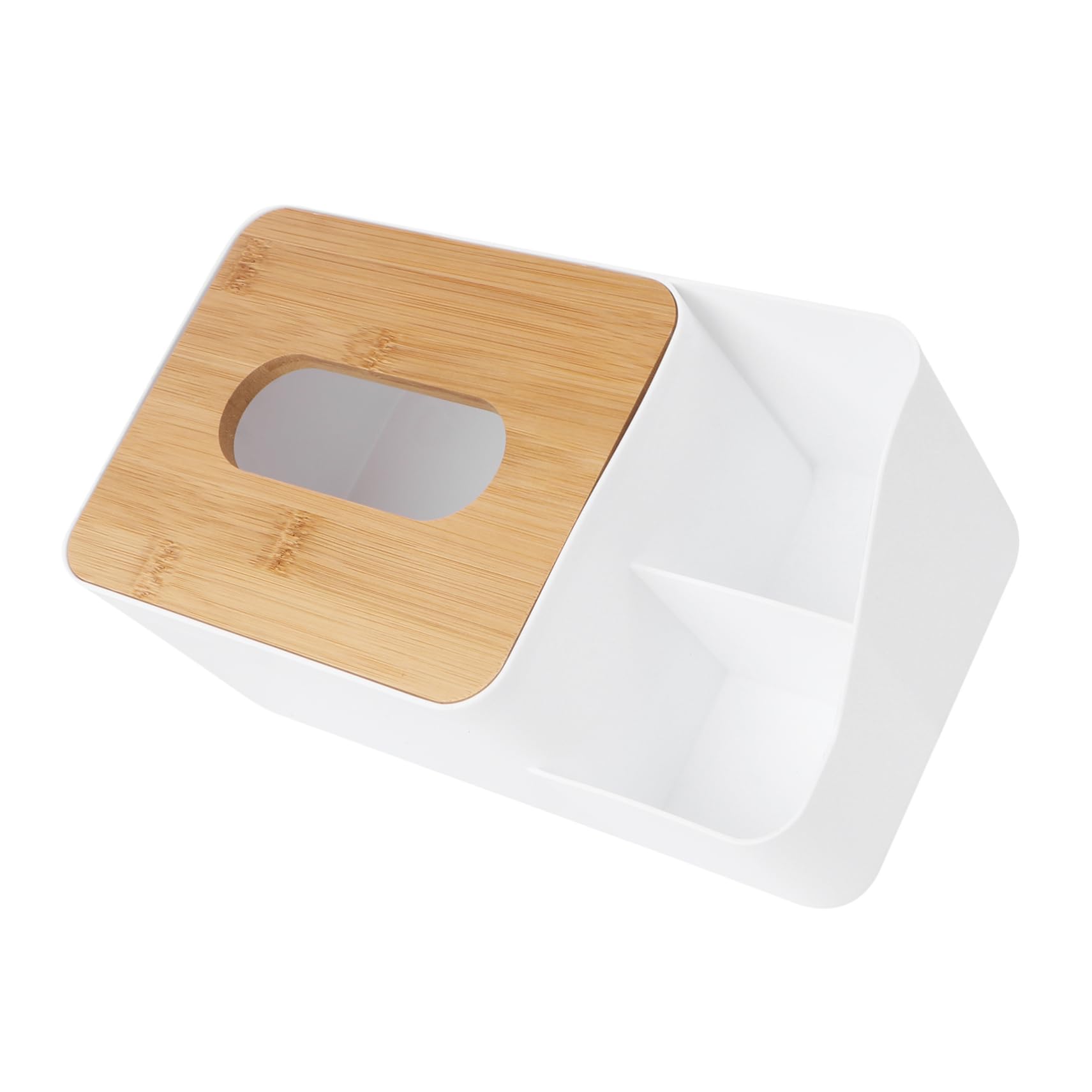 SOLUSTRE 1pc Box Lid Storage Box Tissue Napkin Storage Container Plastic Khaki