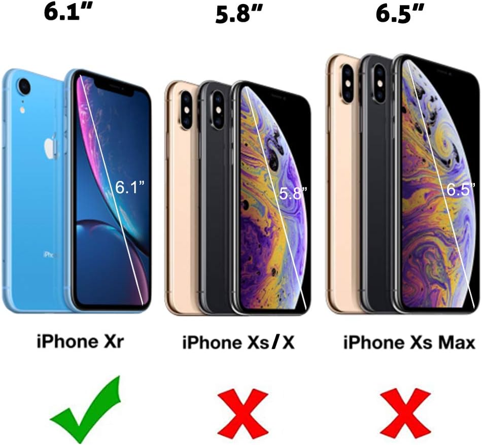 Black Gold Elephant Case Compatible with iPhone XR 6.1" Cute Protective Case Slim Soft TPU Silicon Shockproof Cover Compatible iPhone XR
