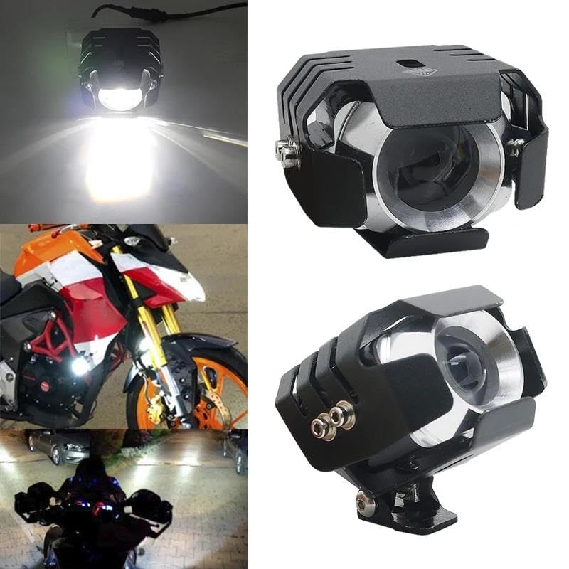 BEPHON LED Nebelscheinwerfer Für Motorrad - 12-80V, 3000 Lumen, IP68 Wasserdicht