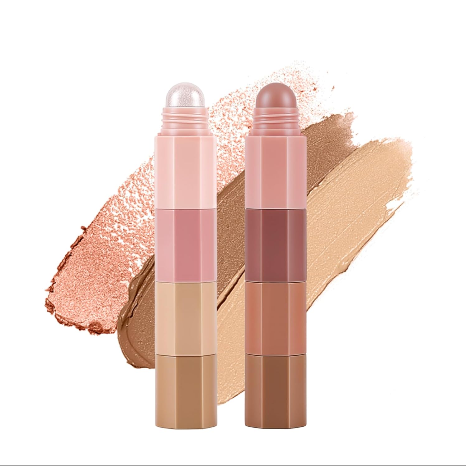 8Colors Long-Lasting Buildable Cream Eyeshadow Shimmer Stick Set