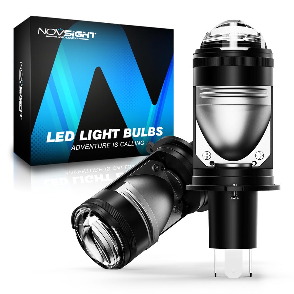 YONGYAO A500-T4 H4 Mini Projektor Linse 70W 20.000LM Plug and Play für Linkslenker Perfekte Hell Dunkel Grenze