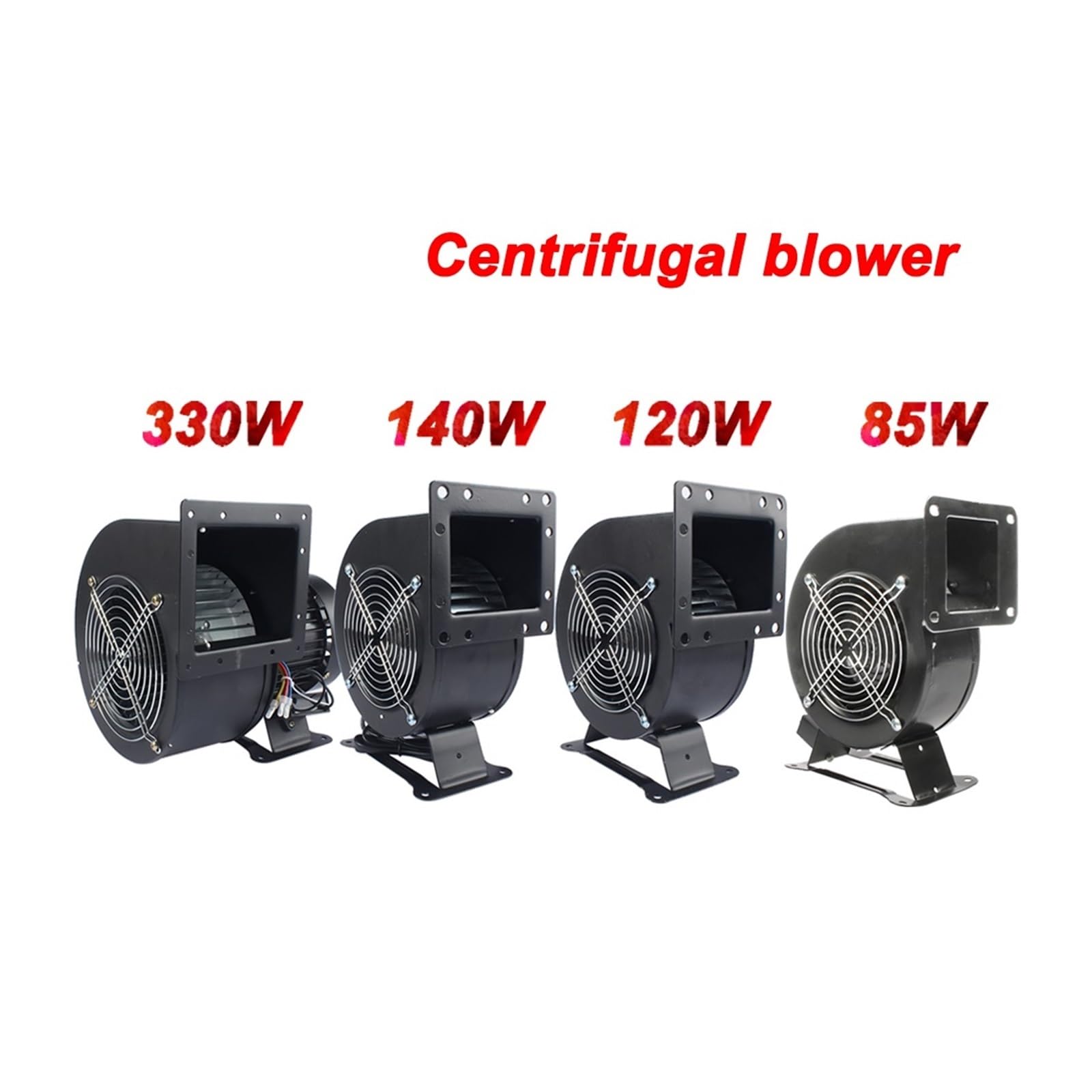Extractor de Polvo centrífugo de frecuencia de Potencia pequeña, Ventilador de Aire de refrigeración Industrial AC 380V 120W 140W 330W,Potente Y EnergéTicamente Eficiente(85W 220V)
