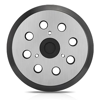 5" 8 Hole Hook & Loop Metal Orbital Sander Replacement Pads Compatible with Makita Sander BO5010 BO5030K BO5031K BO5041K, 1 Pack