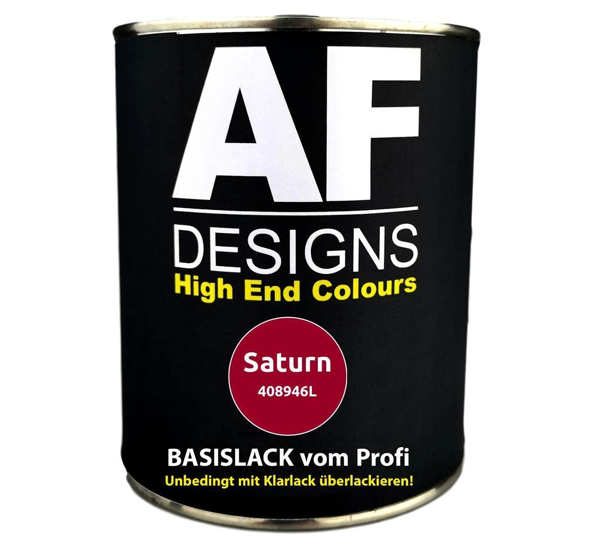 Alex Flittner Designs Peinture pour voiture Saturn 408946L Cobalt Red - 1 l