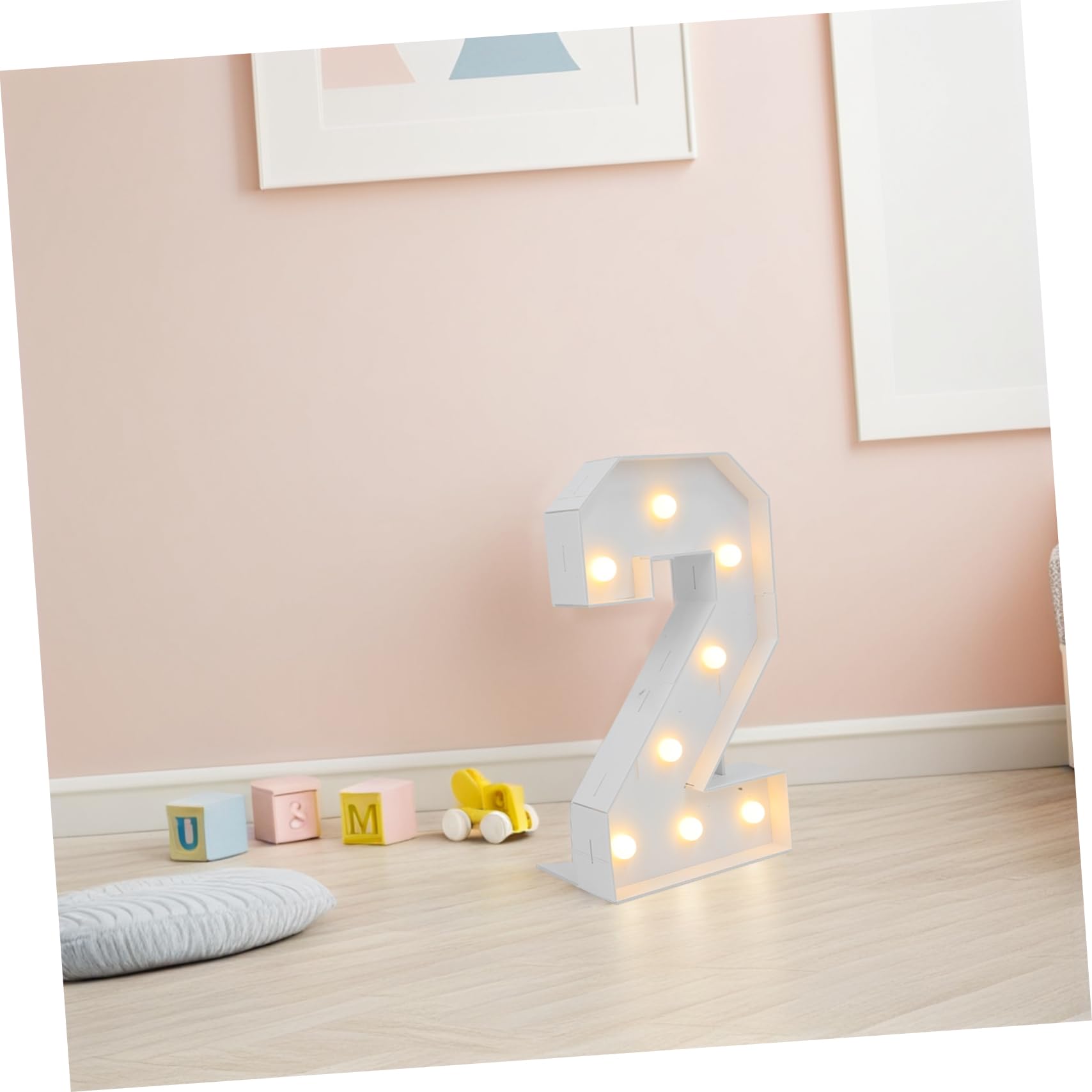 Cabilock 1 Juego De Números Iluminados LED Para Cumpleaños, Alto Brillo, Fácil Instalación, Números De Casa Iluminados Para Fiestas Infantiles Y Reuniones Familiares.