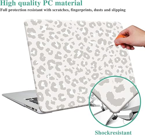Miniatura 111 de Funut Funda compatible con MacBook Air de 15 pulgadas 2024 2023 versión M3 A3114 M2 A2941 con pantalla de retina líquida y Touch ID, carcasa rígida