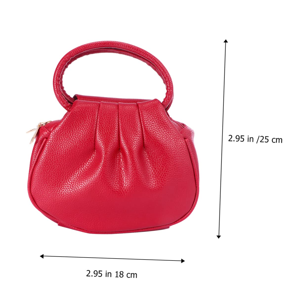 BESTYASH Fashion Pu Solid Women's Mini Coin Purse Zipper Closure Handbag Clutch Bag for Daily Use