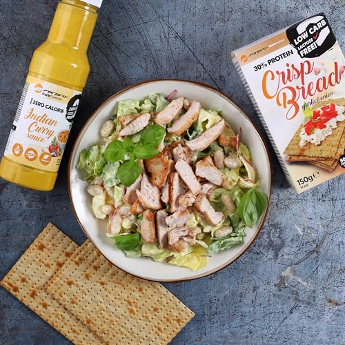 Forpro CarbControl 30% Protein Crisp Bread Mix | 6er Pack Knusperbrot | Kohlenhydratarm | Kalorienarme | Brot & Knäckebrot | als Snack pur oder mit Aufstrich