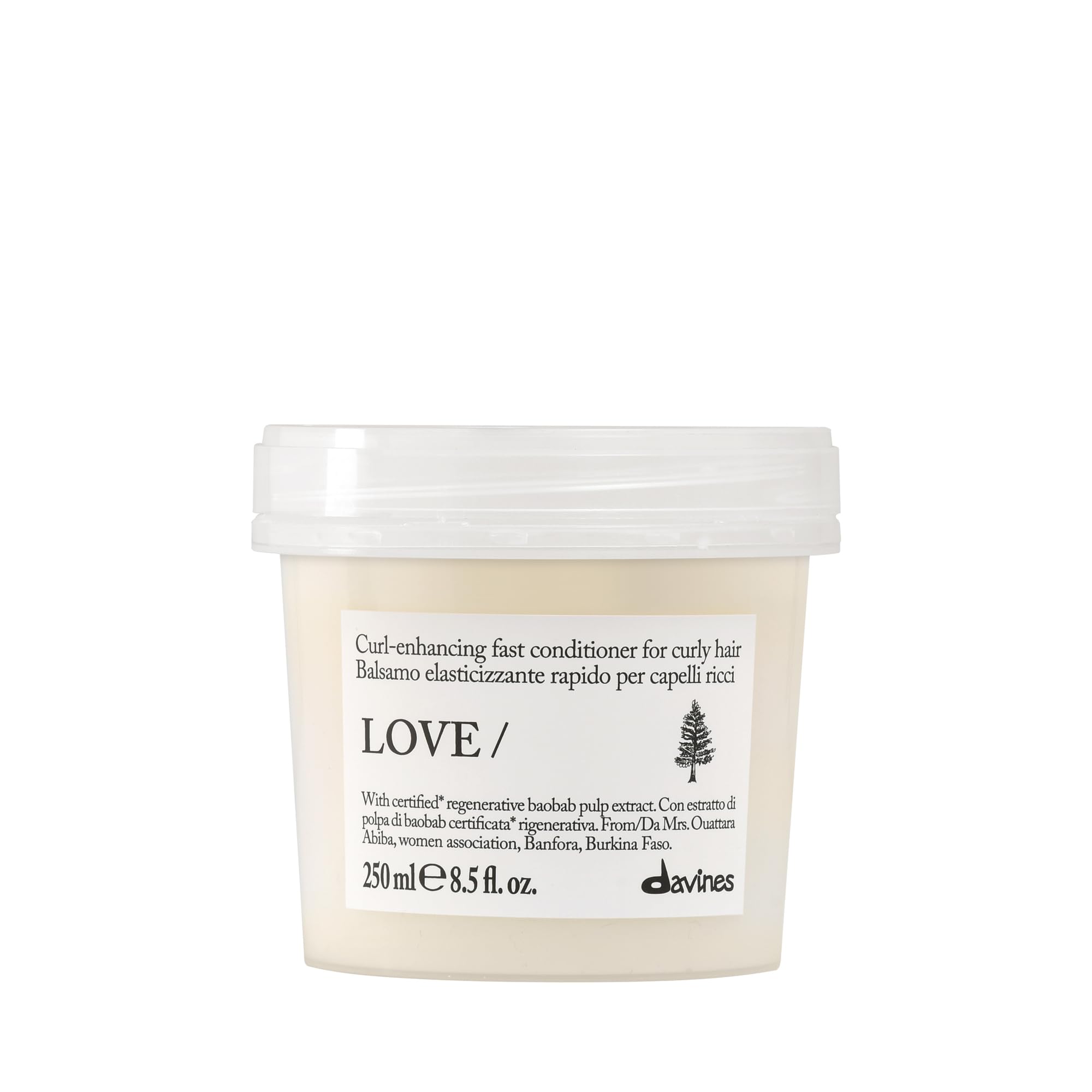 Davines LOVE CURL Conditioner - Per capelli mossi e ricci - Districa rapidamente - 250 ml