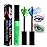 2 Colored Mascara for Eyelashes Set,Blue Green Halloween Fluorescent Colorful Waterproof Long lasting Charming Voluminous Mascara for Women Cruelty Free Vegan Eye Makeup (02 Green &05 Blue)