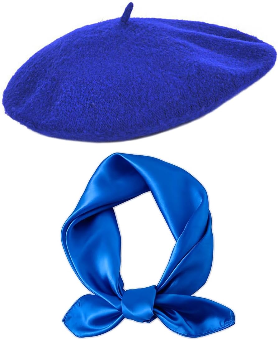 2 Pcs French Beret Hat Accessories for Women Fashion Dress Outfit