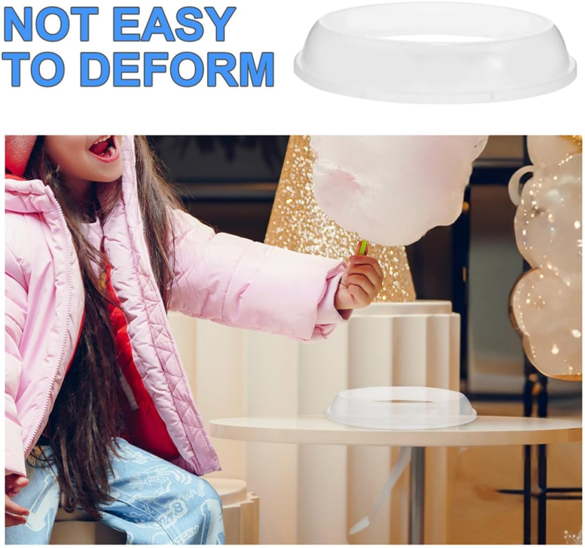 2pcs Cotton Candy Maker Enclosure Plastic Cover for Children